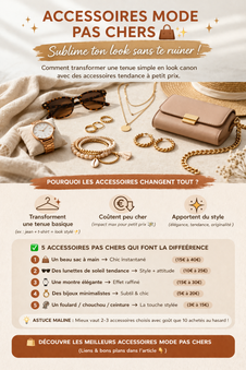 accessoires mode pas chers pour un look tendance