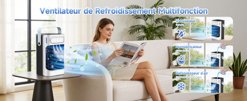 🔥 Bons plans Amazon : -55% sur le Mini Climatiseur Mobile (Été 2026) 1 Profitez des meilleurs Bons plans Amazon sur ce mini climatiseur mobile portable pour l'été