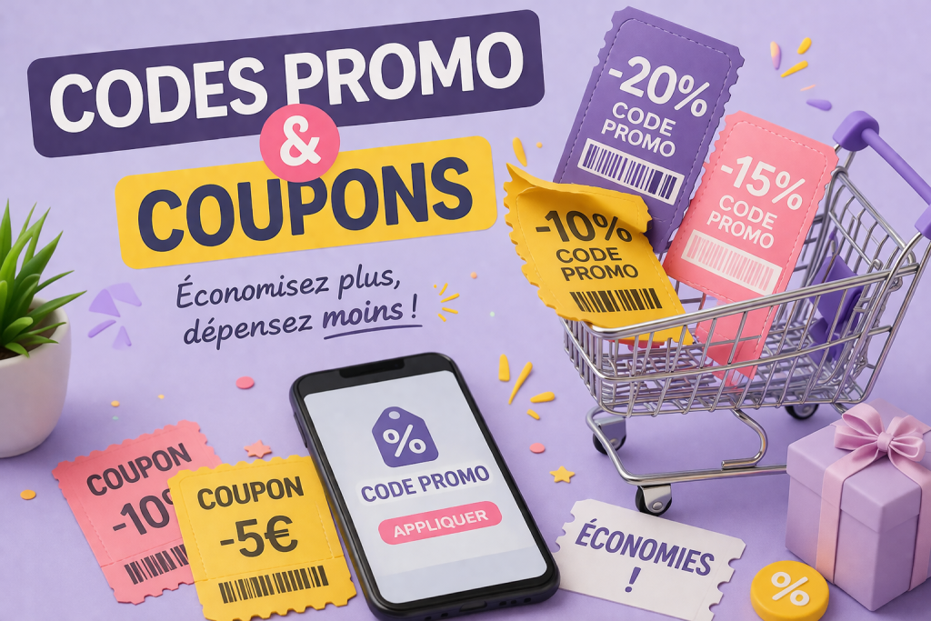 codes promo coupons 2026 reductions achats