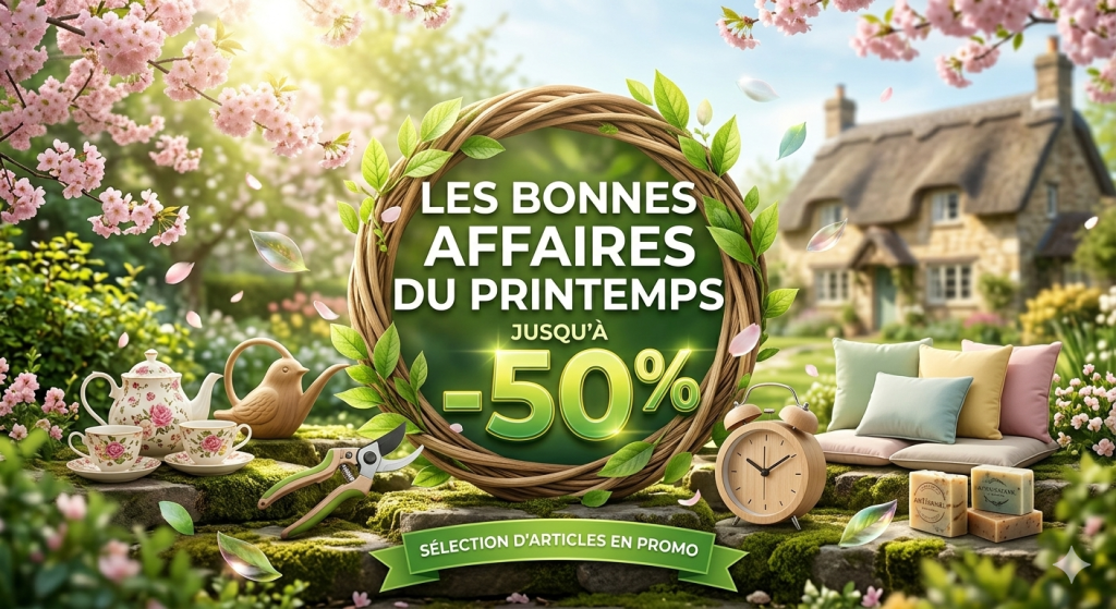 Bonnes affaires TempsL printemps maison jardin