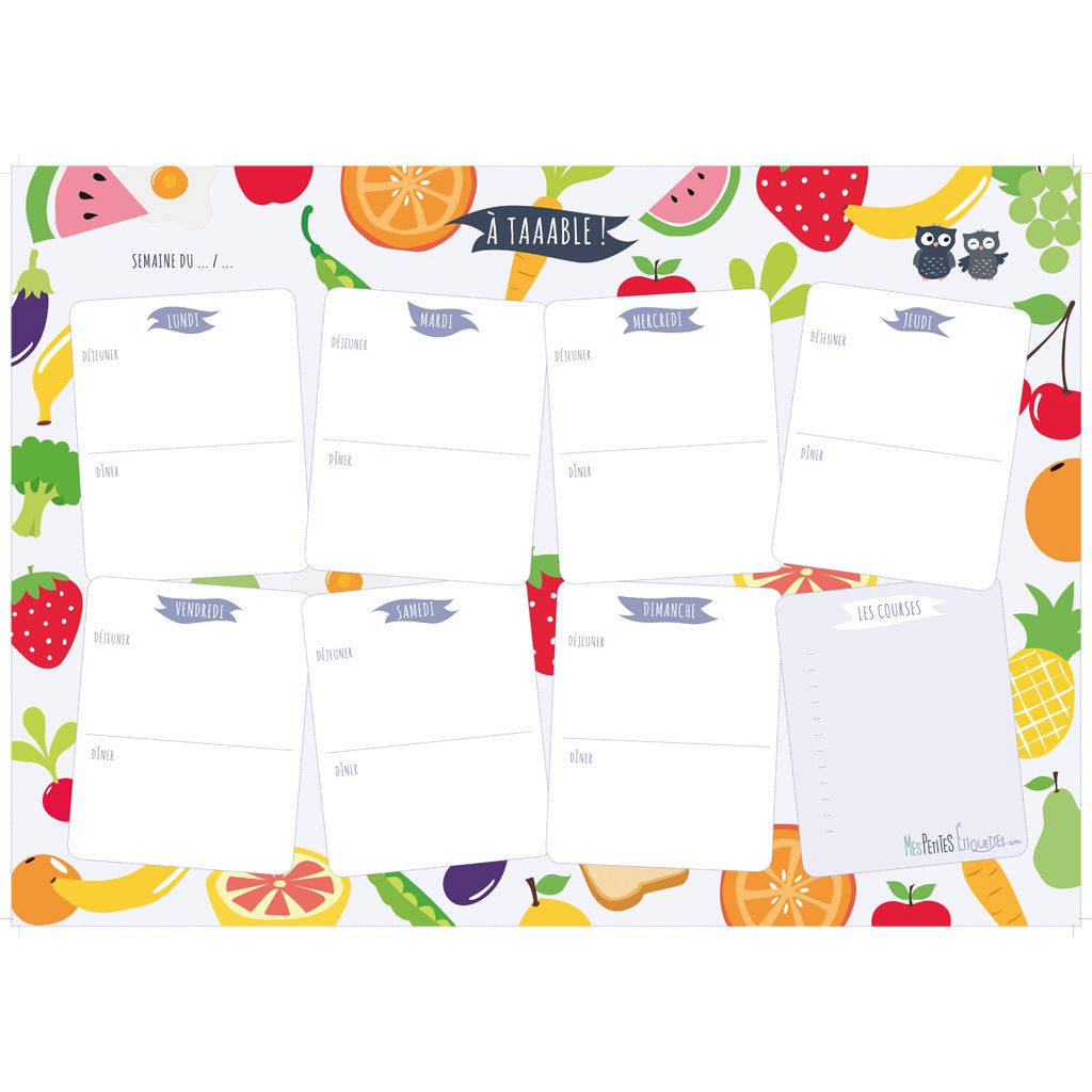 menu économique semaine repas pas chers organisation courses alimentaires