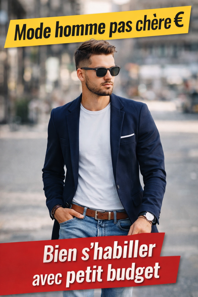 mode homme pas chère tenue homme économique style masculin pas cher