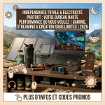 station Allpowers générateur solaire pour télétravail et autonomie énergétique