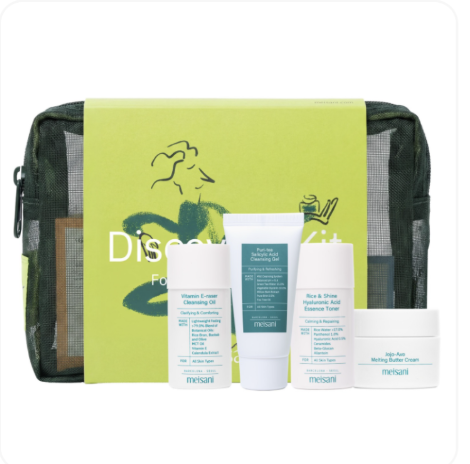 Meisani Starter Packs avec 4 essentiels skincare coréens à 20,99€