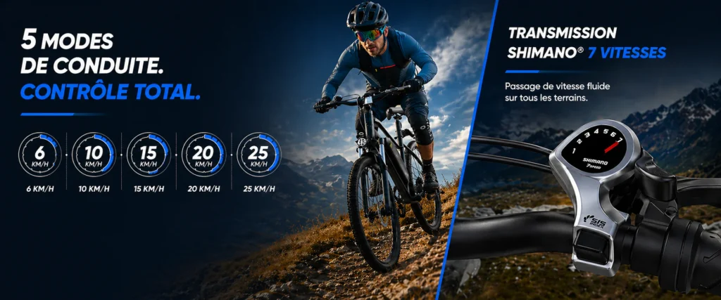 vélo électrique tout-terrain EB3 isinwheel en promotion avec réduction de 6%