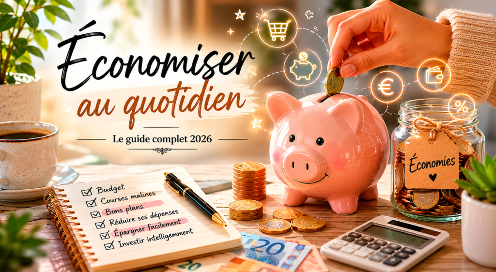 Économiser au quotidien avec astuces budget, épargne et bons plans pour réduire ses dépenses en 2026