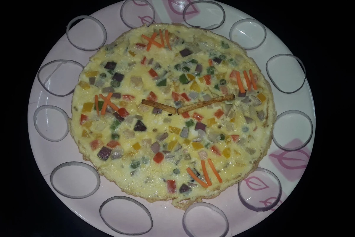 omelette aux legumes version fin de frigo