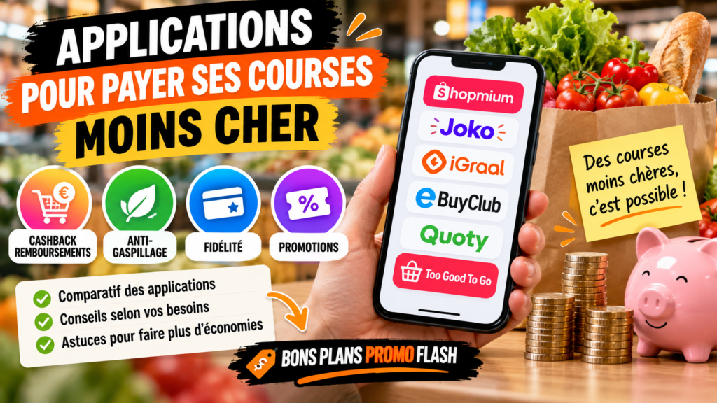 Applications pour payer ses courses moins cher