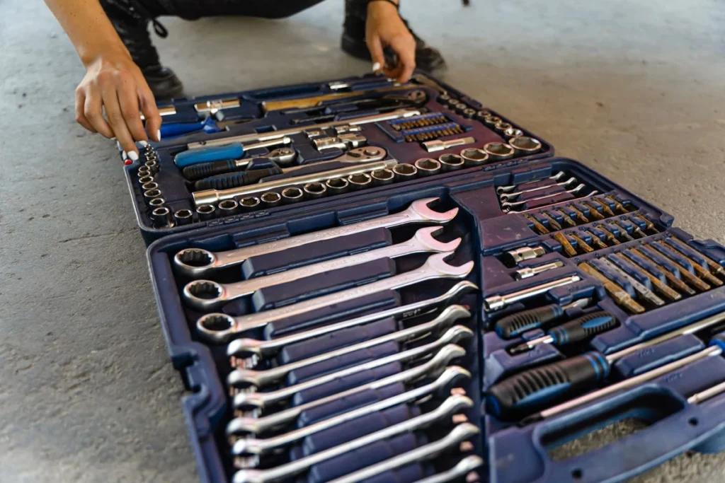 Boîte à outils pour débuter avec des outils à main
