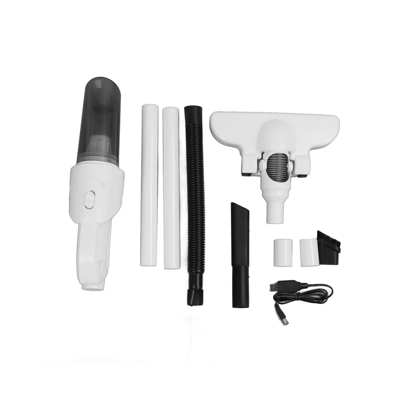 Aspirateur balai léger 2 en 1, aspiration puissante, sans fil, multi-surfaces white