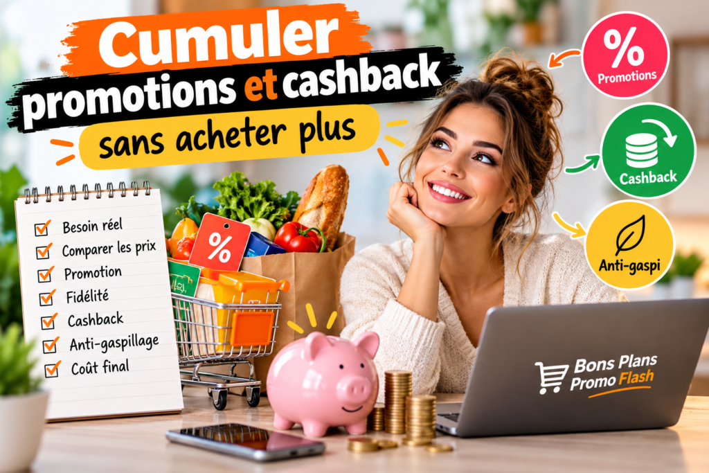 Cumuler promotions et cashback