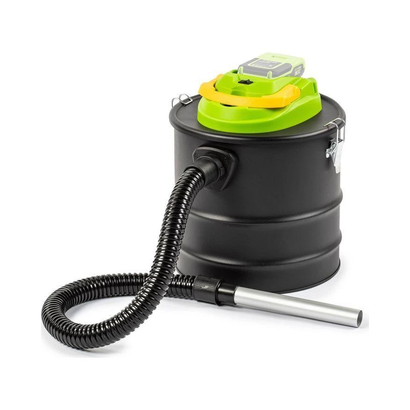 Aspirateur à cendres sans fil - FIELDMANN - 20V - Filtre HEPA lavable - Batterie et chargeur non inclus noir