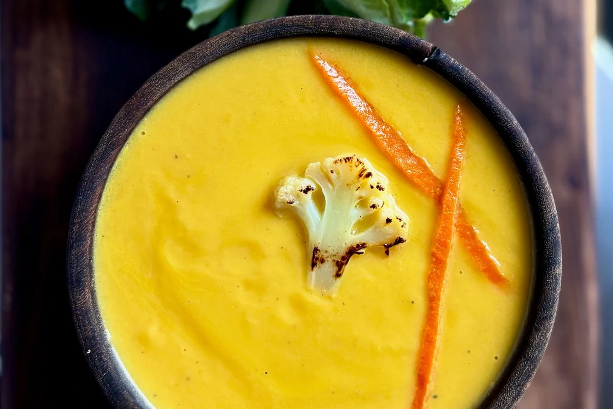 veloute de legumes version gratinee